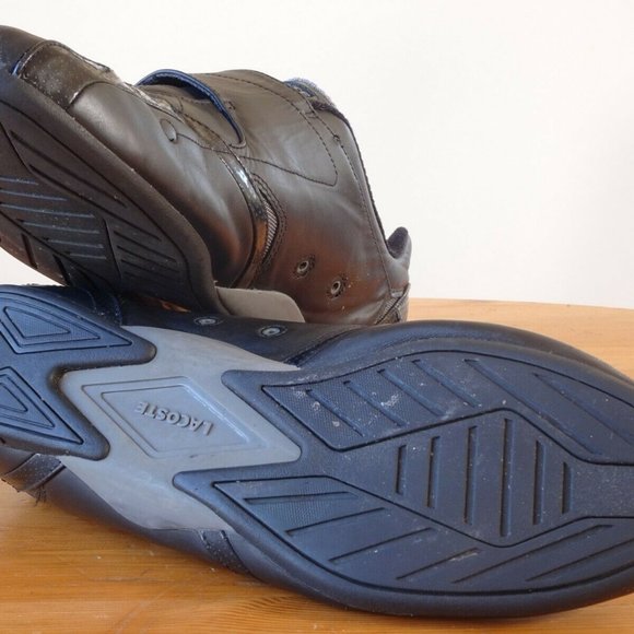 LACOSTE Protect Men's Casual Black Leather Loafer Shoes Size 12 US - Picture 7 of 11
